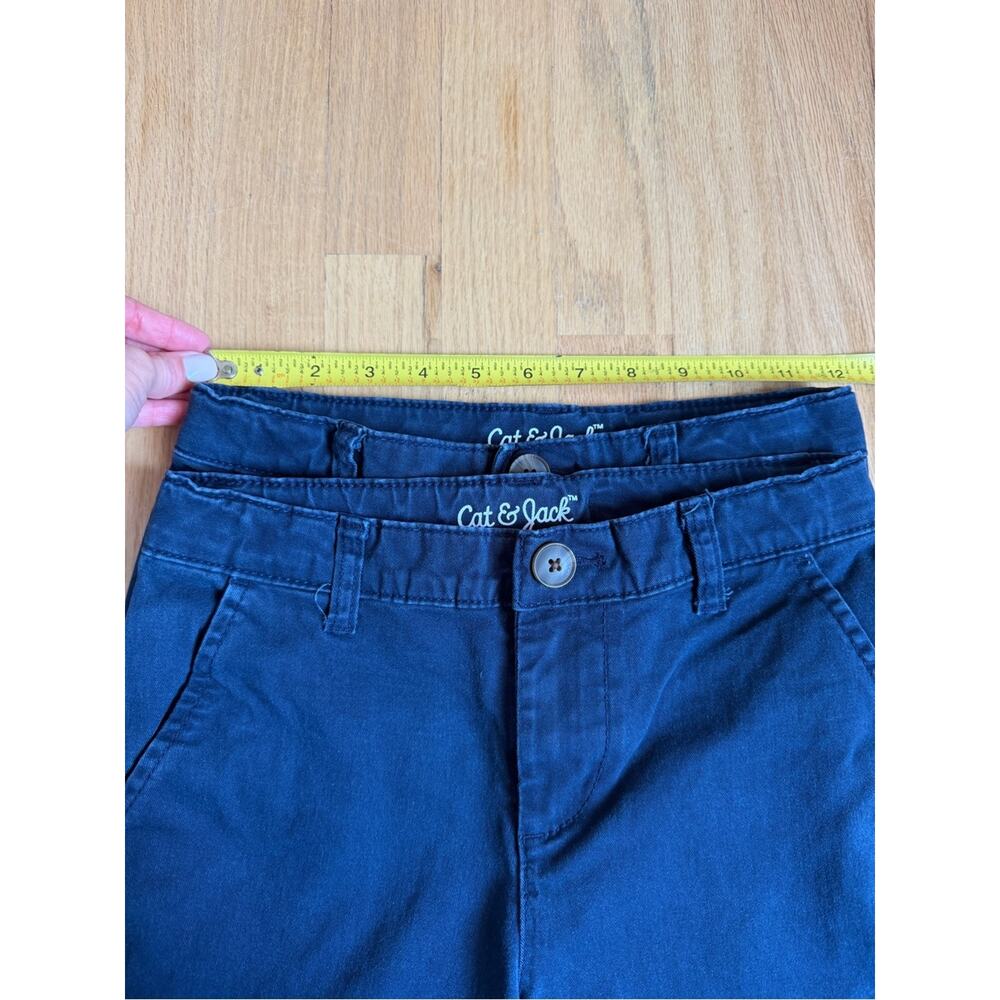 Bundle Cat & Jack Navy Blue Straight-Leg Chinos Boys Size 8 - Picture 8 of 10